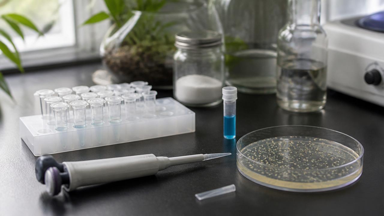 Edit a plant gene with CRISPR-Cas9 — reference photo of equipment and materials